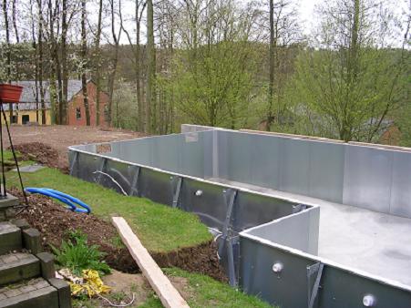 piscine acier galfan