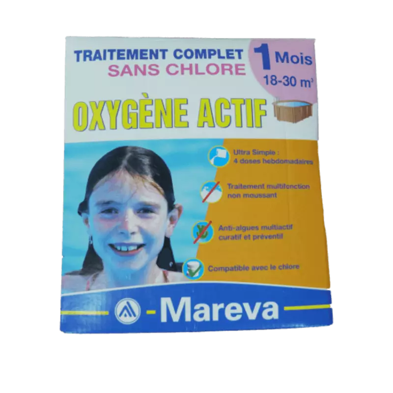 Oxygène actif traitement complet sans chlore