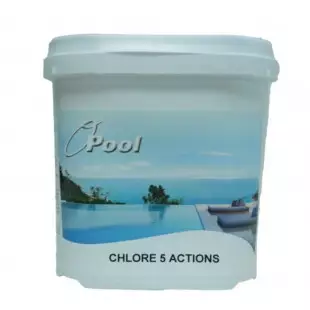 Chlore multiactions 250g - 1er prix - 5kg