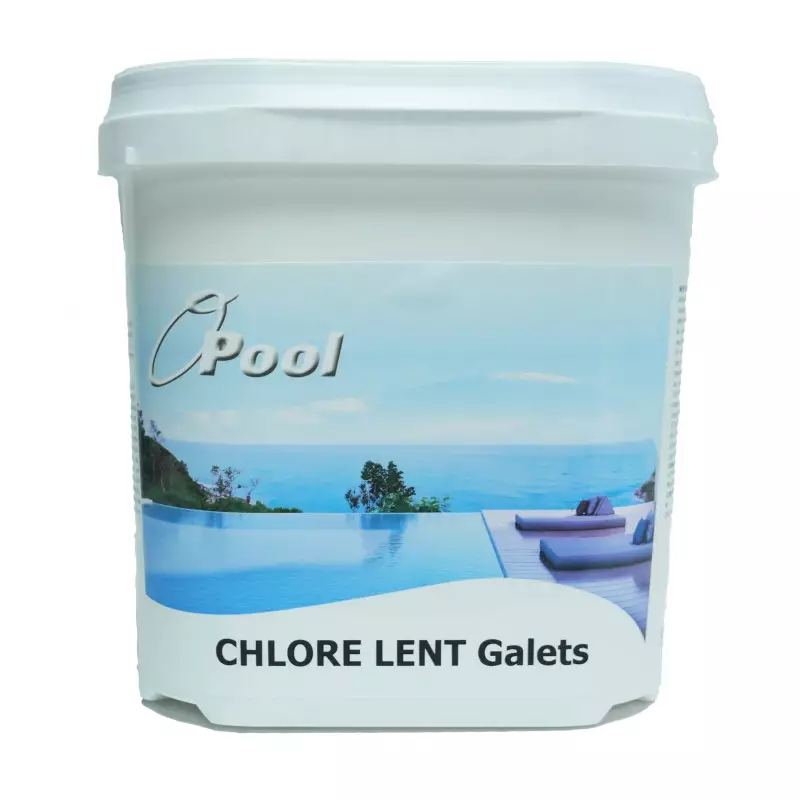 Chlore lent galets - 1er prix - 5kg