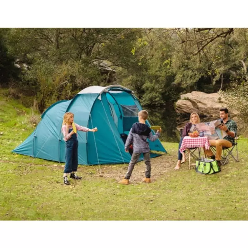 Tente de camping 4 places Family Dome 4 Pavillo™ (305 + 95) x 255 x 180 cm