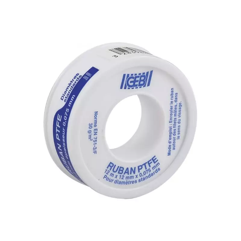 Ruban PTFE GEB 12m x 12 mm