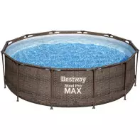 Piscine tubulaire - BESTWAY - 3.66m x 1,00m filtre cartouche