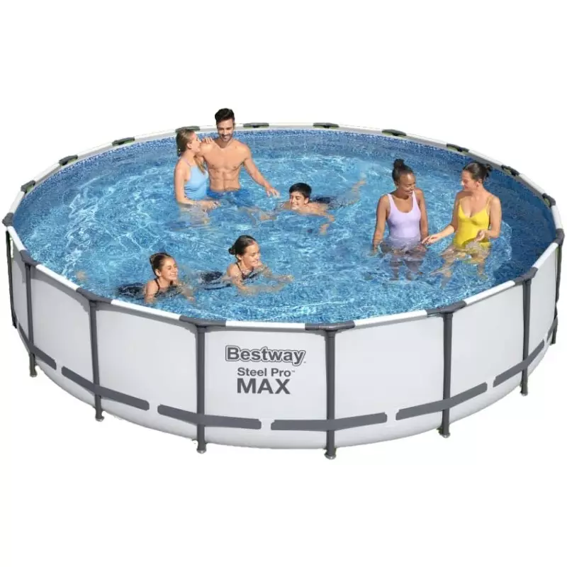 Piscine tubulaire - BESTWAY - 5,49m x 1,22m filtre cartouche