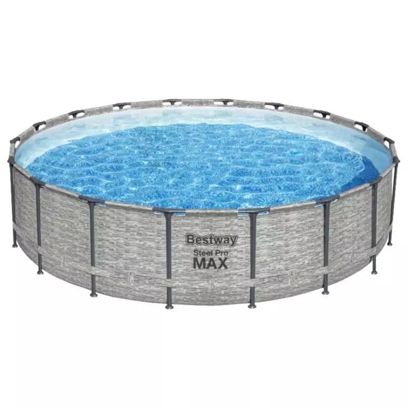 Piscine tubulaire - BESTWAY - 5,49m x 1,22m filtre cartouche