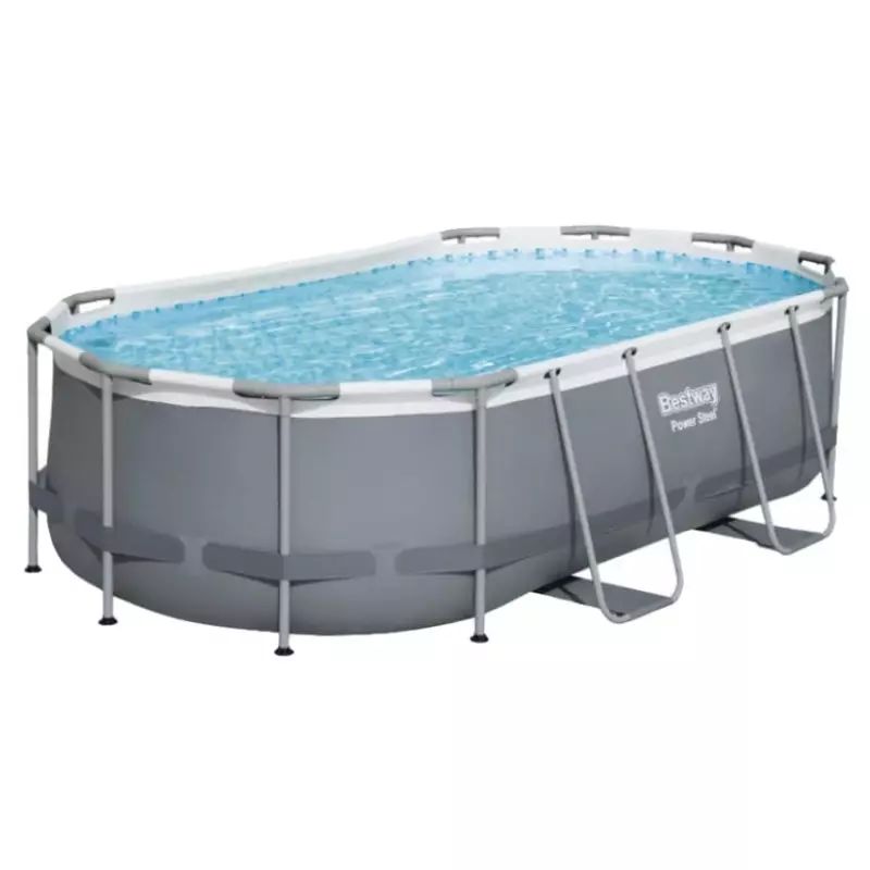 Piscine tubulaire - BESTWAY - 4,27m x 2,50m x 1,00m filtre à cartouche