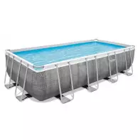 Piscine tubulaire - BESTWAY - 4,88m x 2,44m x 1,22m filtre à cartouche