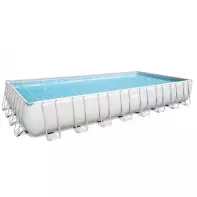 Piscine tubulaire - BESTWAY - 9,56m x 4,88m x 1,32 Filtre sable