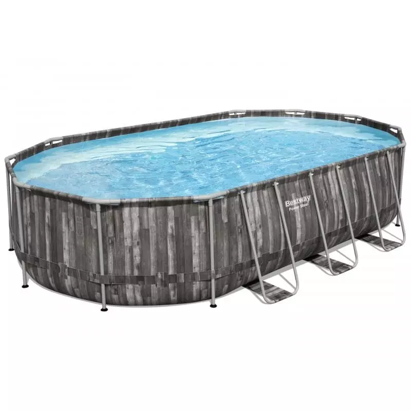 Piscine tubulaire Bestway 6,10m x 3,66m x 1,22m filtre à cartouche