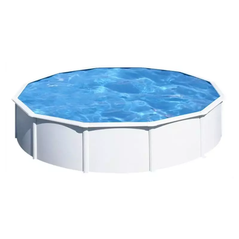 Piscine hors sol Acier Gre Ronde - 550 x 132 cm