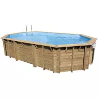 Piscine Nortland Azura Octogonale allongée 4.00 x 7.50 x 1.30 m