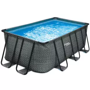 Piscine rectangulaire Dark Elite - 4 x 2,13 x 1,22 m