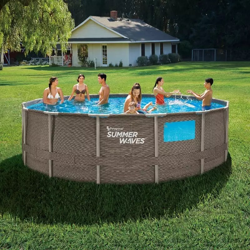 Piscine ronde tubulaire Elite Crystal