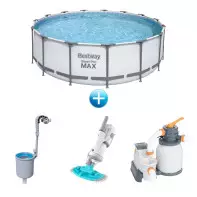 Pack piscine ronde - Steel Pro Max - 366 x 122 cm