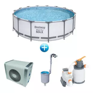 Pack piscine ronde - Steel Pro Max - 457 x 122 cm