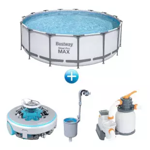 Pack piscine ronde - Steel Pro Max - 488 x 122 cm