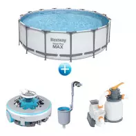 Pack piscine ronde - Steel Pro Max - 488 x 122 cm