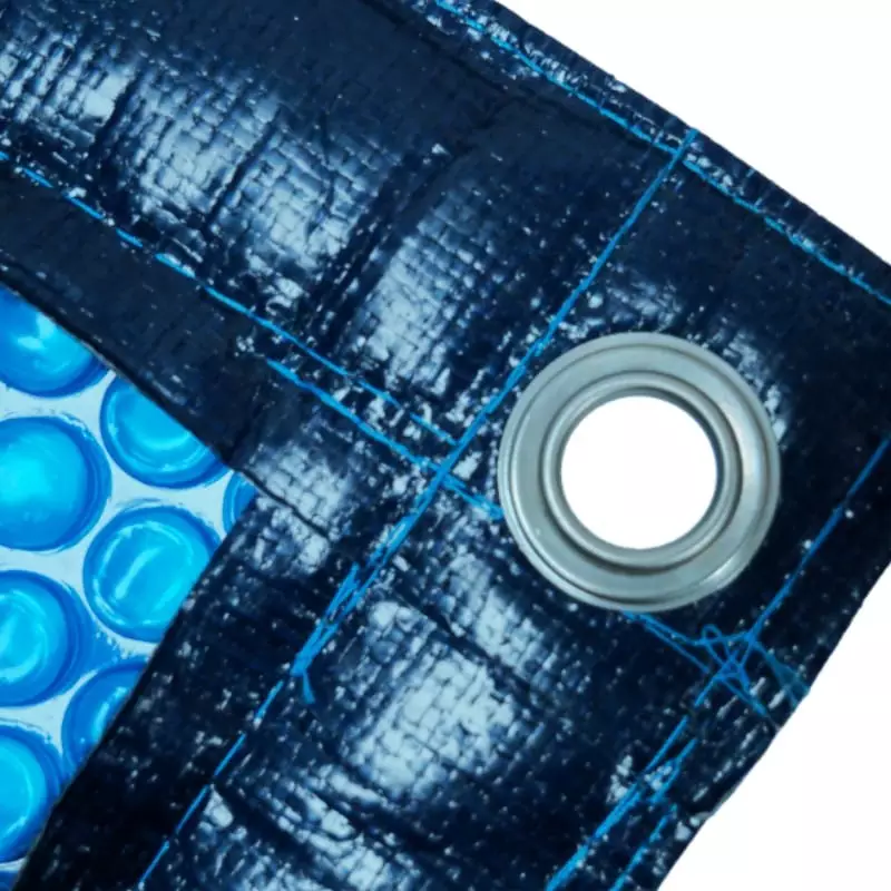 Couverture à bulles Luxe bleue - 500 microns