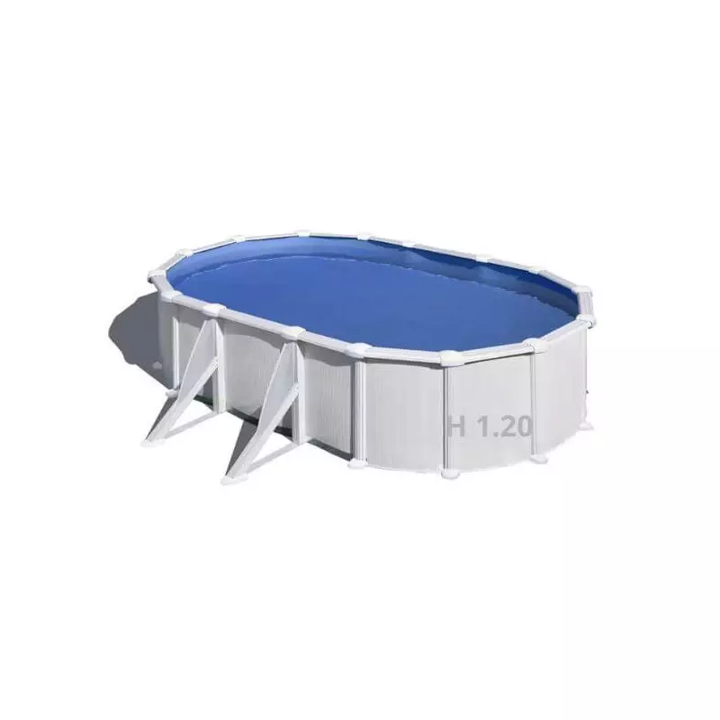 Piscine Ovale Acier Hors sol Gre - 500 x 300 x H 120 cm