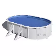 Piscine Ovale Acier Hors sol Gre - 500 x 300 x H 120 cm