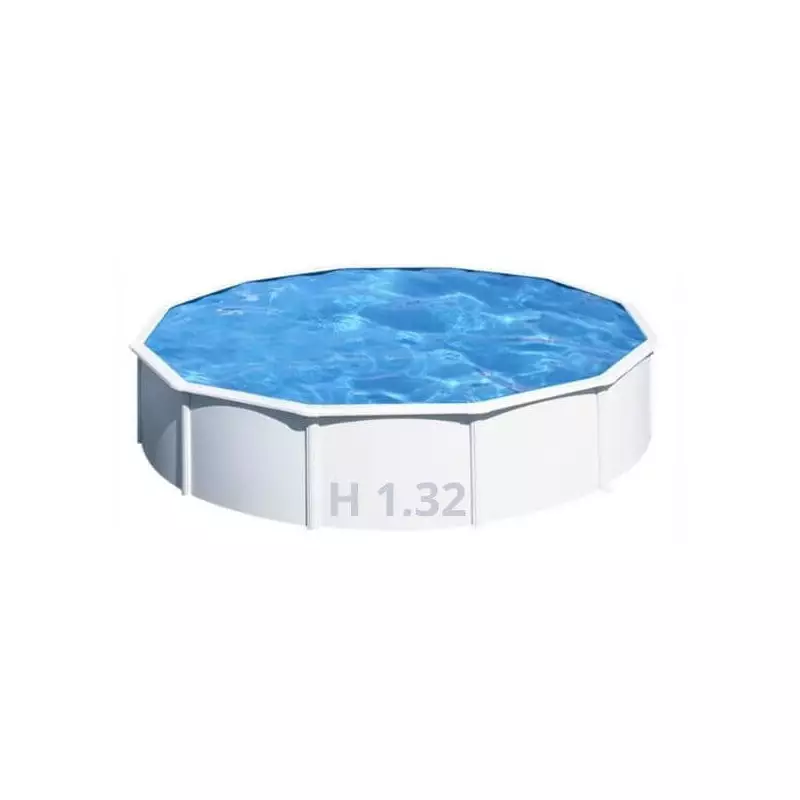 Piscine Acier Gre Ronde - 550 x 132 cm