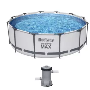 Piscine tubulaire pro max bestway tubulaire ronde