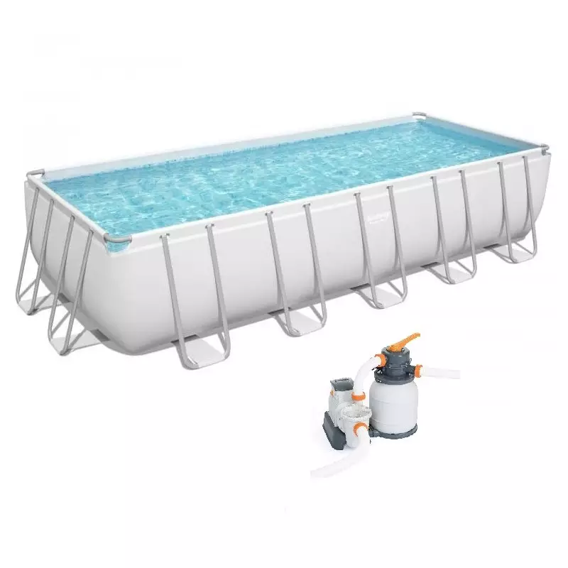 Piscine tubulaire - BESTWAY - 6,71m x 3,66 x 1.32m filtre à sable