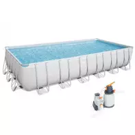 Piscine tubulaire - BESTWAY - 6,71m x 3,66 x 1.32m filtre à sable