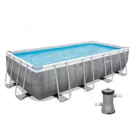 Piscine BESTWAY power style rectangulaire - 4,88m x 2,44m x 1,22m filtre à cartouche