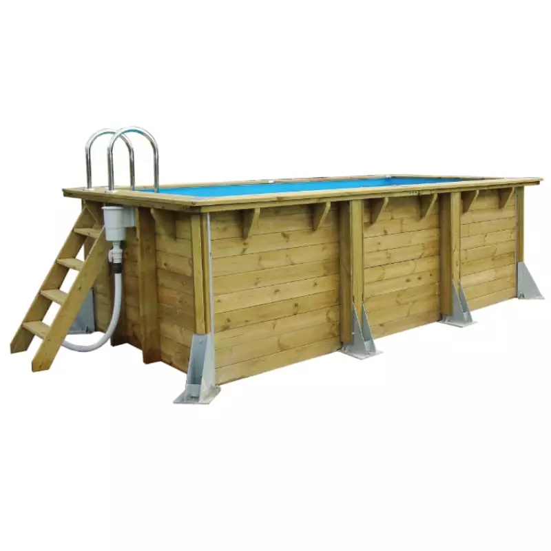 Piscine Hors Sol Bois rectangulaire AZURA 3,00m x 4,30m x 1,26m Piscine Hors Sol Bois rectangulaire AZURA 3,00m x 4,30m x 1,26m