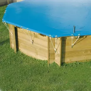 SunBay Bâche hiver pour piscine ronde bois Ø511 cm (784801) au meilleur  prix sur