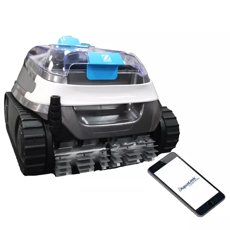 Robot piscine électrique CNX 30 iQ Zodiac pour piscine jusqu'à 12x6 m,  nettoyage fond, parois et ligne d'eau. Contrôle via app. Inclus câble 18m