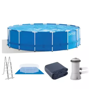 Piscine Metal Frame ronde 4,57 x 1,22 m