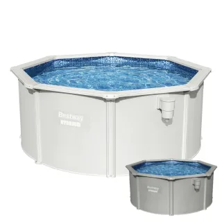 Piscine hors sol - BESTWAY - acier ronde 3.00 x 1.20m - Filtration à sable