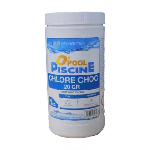 Chlore Choc 20 gr - O'pool - 1 Kg