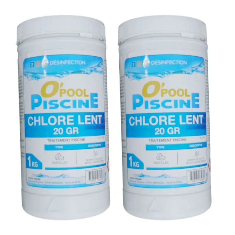 Chlore Lent 20 gr - 1 Kg