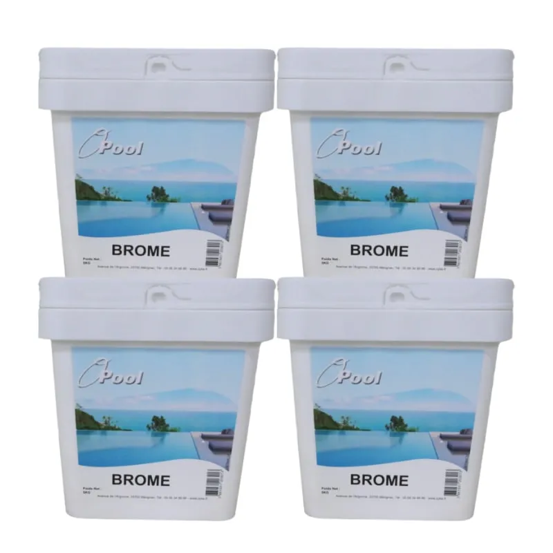 Produit Piscine - Brome en pastilles 20g - 5kg