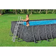 Belle Piscine hors sol rectangulaire APX 365 - 732x366x132 - Bestway