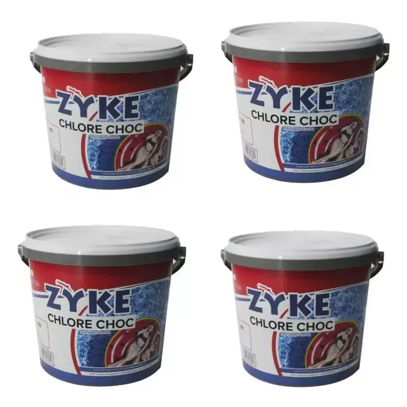 ZYKE - Chlore Piscine Choc Pastilles 20g - 5kg