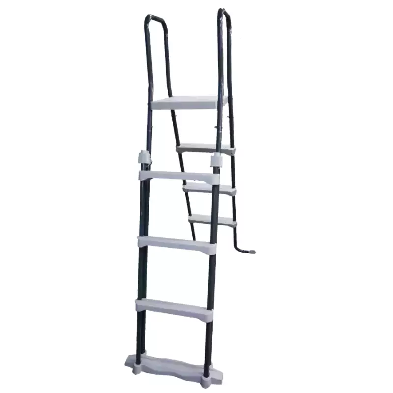 Piscine ovale hors sol O'pool - échelle - 6,10 x 3,60 x 1,30m