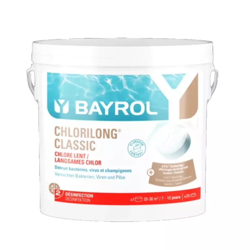 Galets 250g de chlore - 5kg..