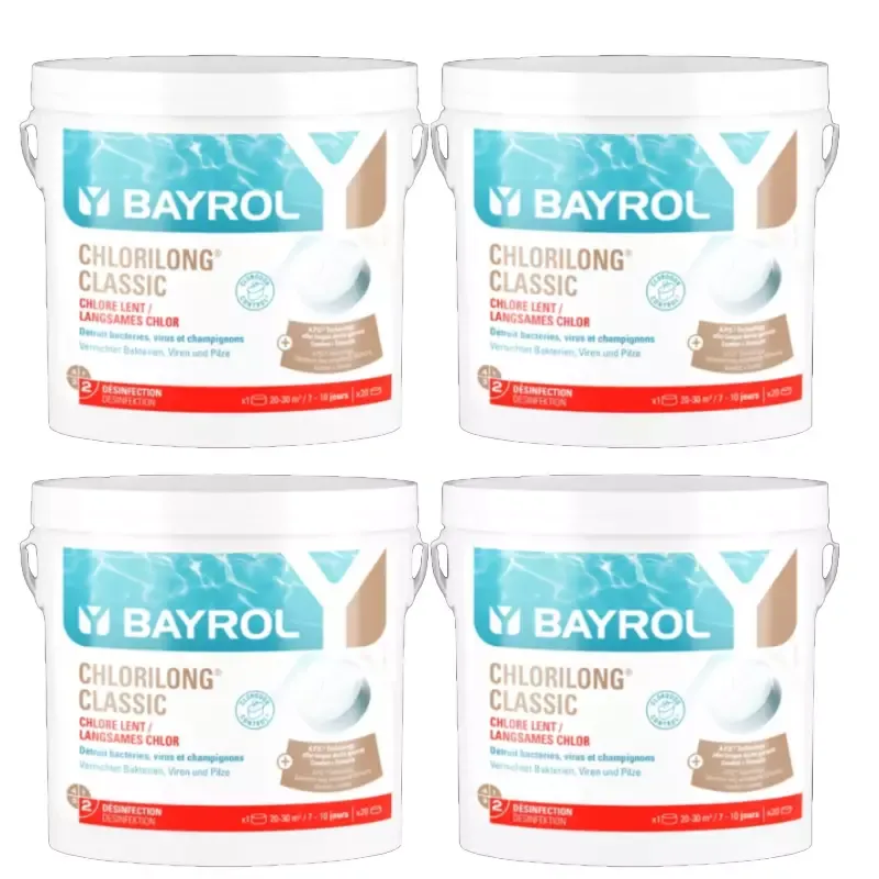 Galets 250g de chlore - 5kg - Chlorilong® CLASSIC Bayrol