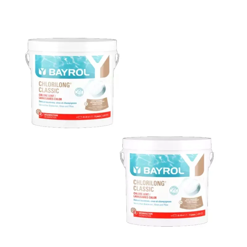 Galets 250g de chlore - 5kg - Chlorilong® CLASSIC Bayrol