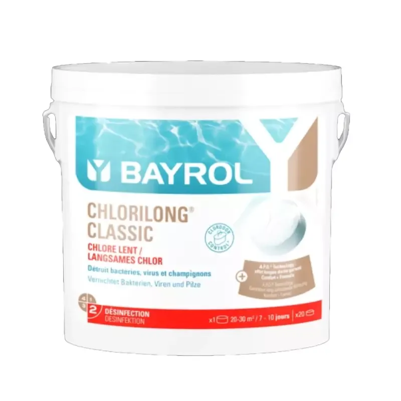 Galets 250g de chlore - 5kg - Chlorilong® CLASSIC Bayrol