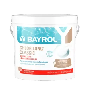 Galets 250g de chlore - 5kg - Chlorilong® CLASSIC Bayrol