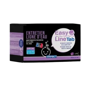 Entretien ligne d'eau - pastilles 40 g - EasyLine Tab - IMPACT