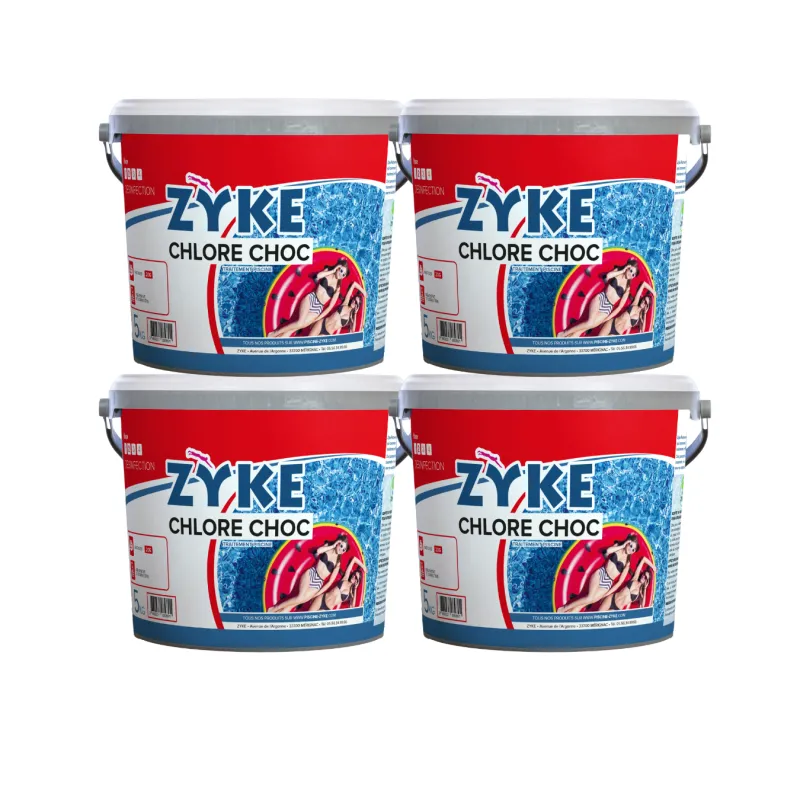 ZYKE - Chlore Piscine Choc Pastilles 20g - 5kg