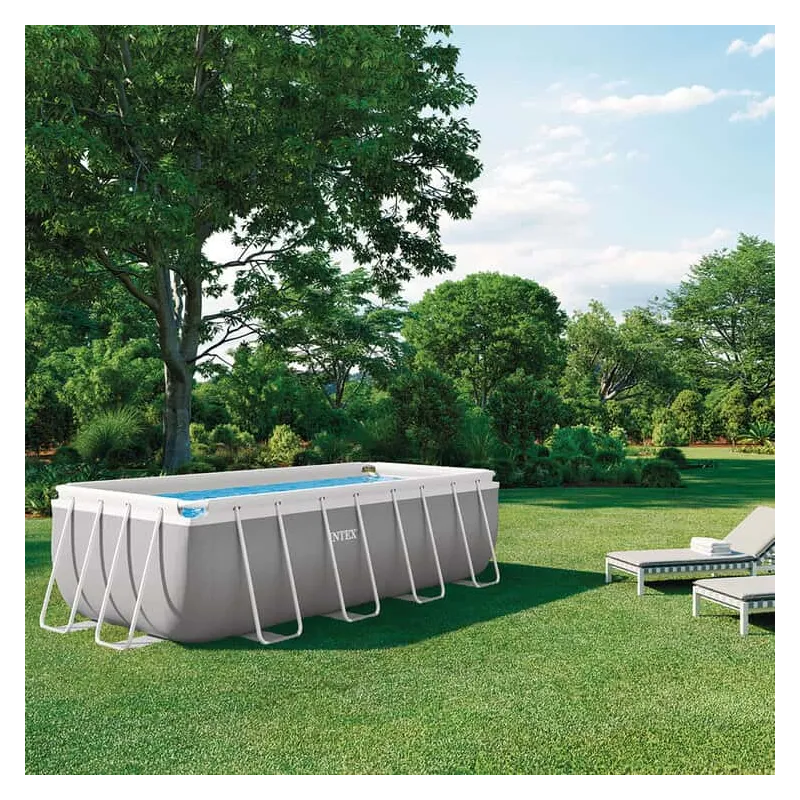 Piscine rectangulaire - Prism Frame  - 4,00 x 2,00 x 1,22 m - INTEX