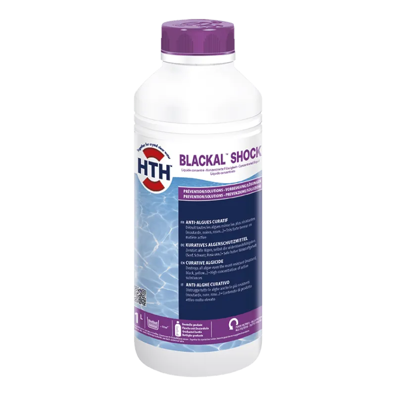 HTH - Blackal Shock Anti-algues curatif   - 1 L -