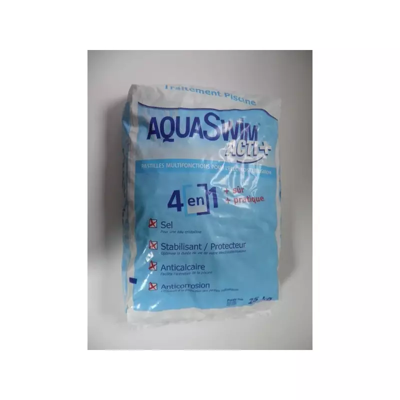 Un sac de sel Aquaswim acti+ 25 kg Un sac de sel Aquaswim acti+ 25 kg